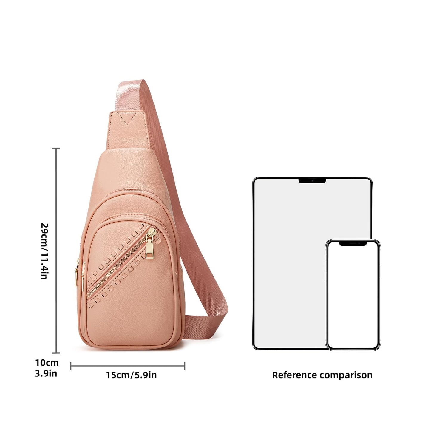 Makes Small Sling Backpack Crossbody Bags for Women Chest Bag Daypack Fanny Pack Cross Body Bag for Outdoors Hiking Traveling